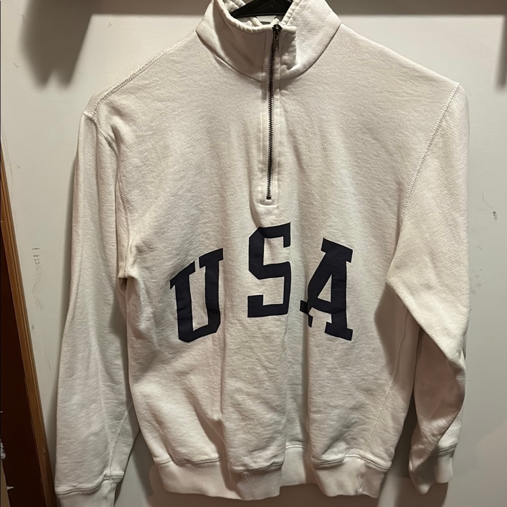 polo quarter zip - size med
